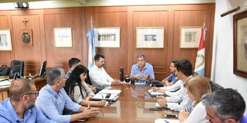 Habrá una nueva reunión en intendencia con el Jefe de la URV, Hernán Ferrero y concejales por seguridad (Prensa Municipalidad de Rafaela)