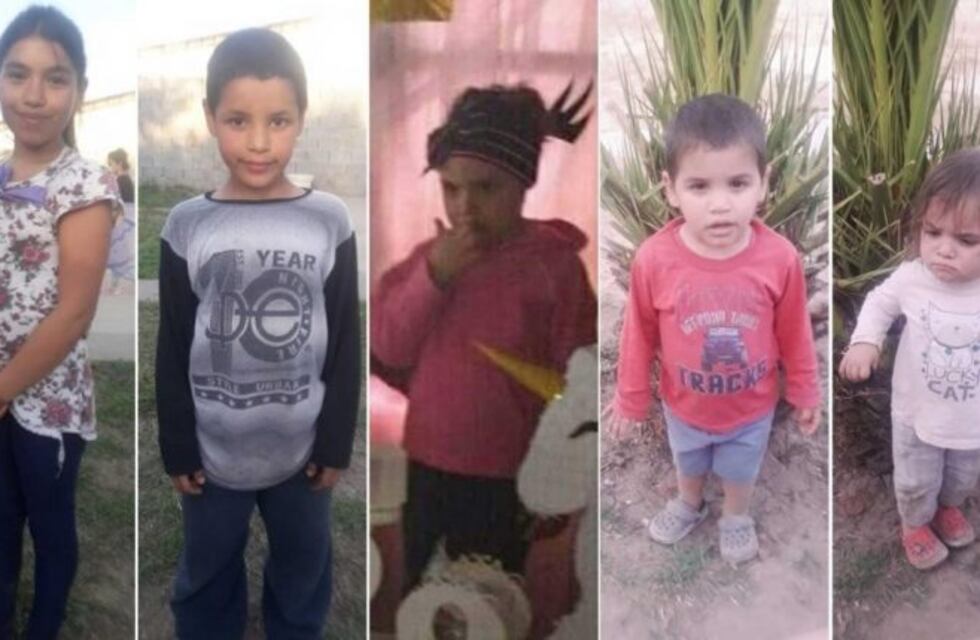 Tres niñas y dos niños están desaparecidos y la Justicia pide ayuda para encontrarlos
