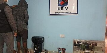 El detenido tiene 25 y posee domicilio en el barrio Bicentenario, de Puerto Iguazú\u002E