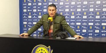 Edgardo Bauza habló en conferencia tras la práctica en Arroyo Seco\u002E (CARC)