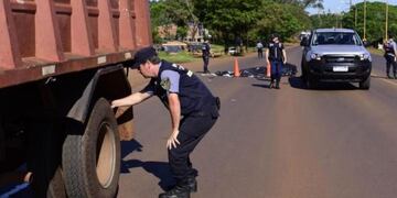 Una motociclista perdió la vida en Posadas\u002E (Foto: El Territorio)