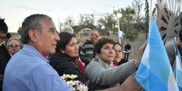 La imagen de la Protectora de nuestros Héroes de Malvinas está en la ciudad