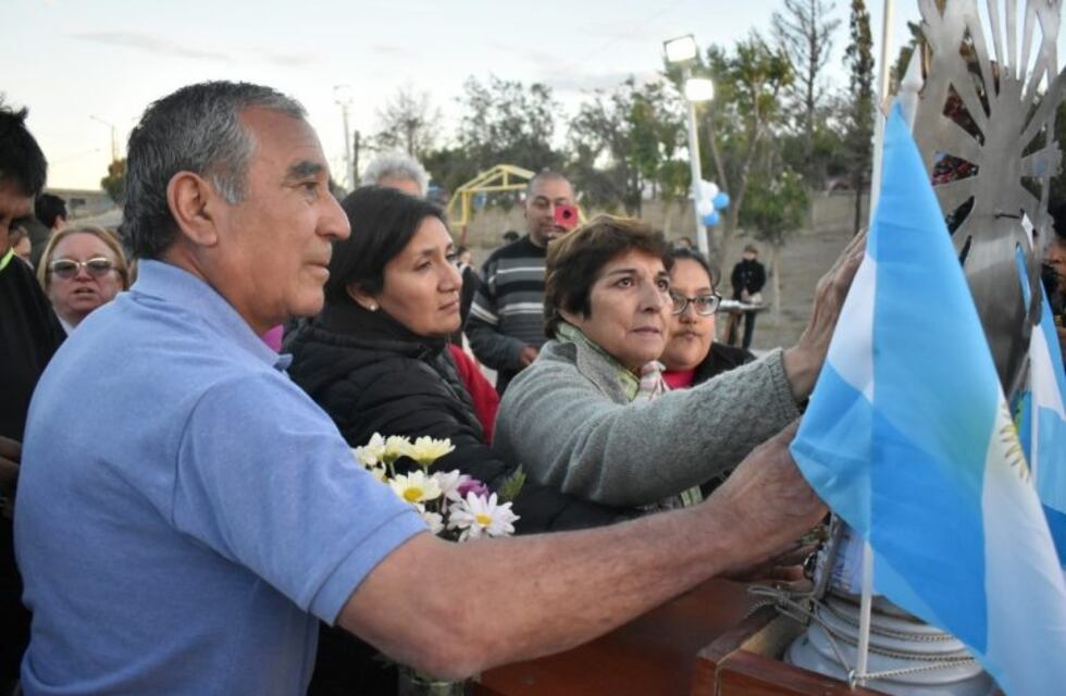 La imagen de la Protectora de nuestros Héroes de Malvinas está en la ciudad