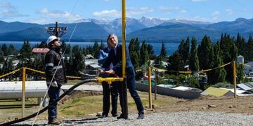 Mauricio Macri en la inauguraciòn del gasoducto Cordillerano-Patagónico\u002E (EFE/ Presidencia)