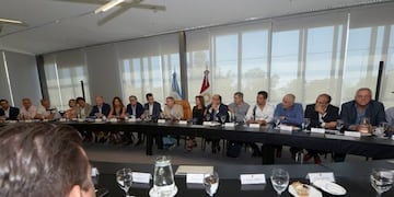 Reunión de gabinete de Schiaretti\u002E