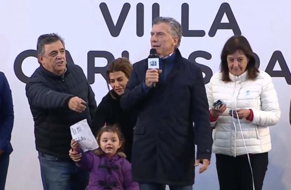 Llegó Mauricio Macri a Carlos Paz