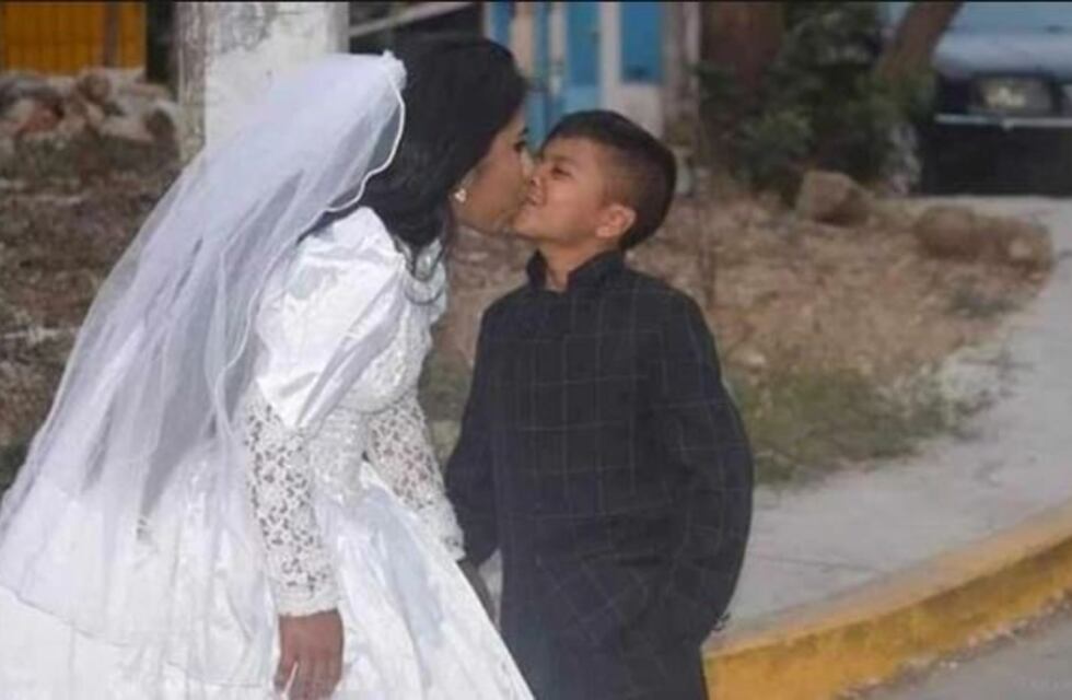 La historia detrás del casamiento del niño y la mujer que generó preocupación en las redes