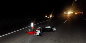 Un hombre perdió la vida tras chocar en su moto contra una vaca\u002E (Policía de Salta)