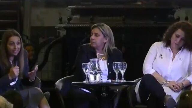 Las parejas de los exestudiantes compartieron una charla en el ECU\u002E (Canal 3)