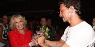 Mirtha Legrand y Nico Vu00e1zquez