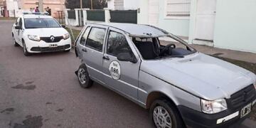 Choque y vuelco en General Pico (La Reforma)