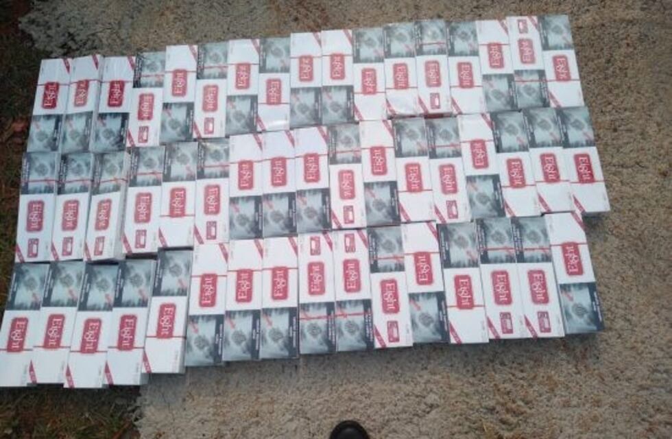 La policía incautó 50 gruesas de cigarrillos de contrabando en Florentino Ameghino