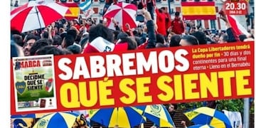 La superfinal presente en los diarios españoles (Web)
