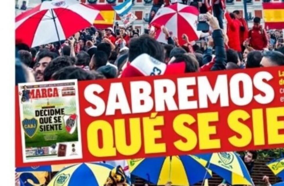 La Superfinal de la Libertadores, presente en los diarios españoles