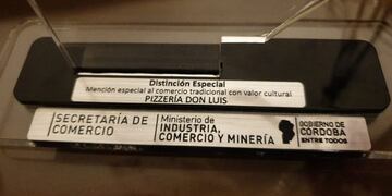 El Gobierno de Córdoba distinguió a la pizzería por su aporte a la cultura de los cordobeses\u002E