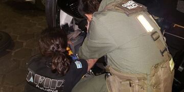 El procedimiento fue realizado por personal de Gendarmería y de Aduana en el complejo del paso internacional Horcones\u002E