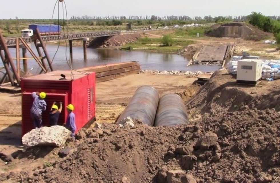 Llegaron estructuras para el viaducto sobre el Guazú