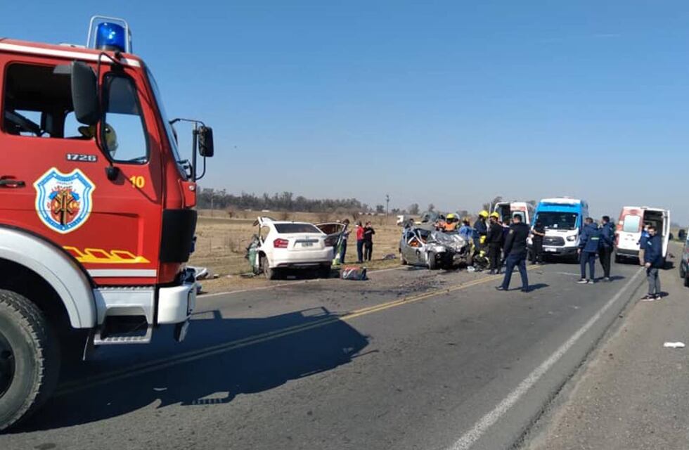 Murieron tres personas por choque frontal sobre la ruta A012 cerca de Zavalla