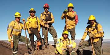 El ministro Juan Cabandié elogió las calidades de la Brigada de Incendios Forestales de Jujuy.