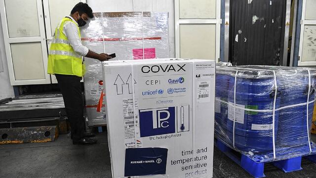 204 mil dosis de AstraZeneca que fueron adquiridas vía Covax (Foto: Los Andes)