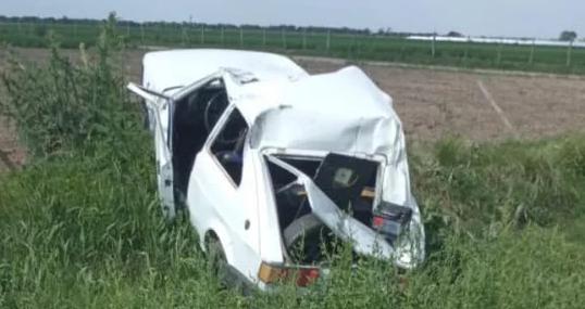 Vuelco en colonia iturraspe