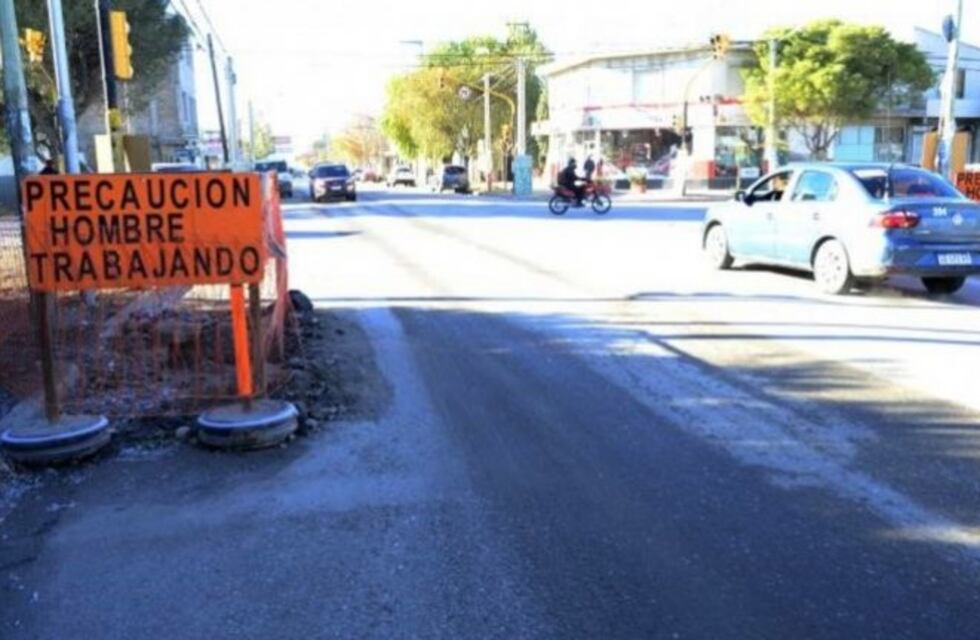 Desvíos y cortes por obras en la calle San Martín