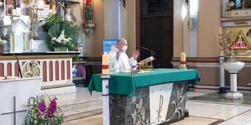 Un cura salteño se proclamó contra la cuarentena (Facebook Parroquia y Santuario de Nuestra Sra\u002E Del Valle - LEON XIII - Salta)