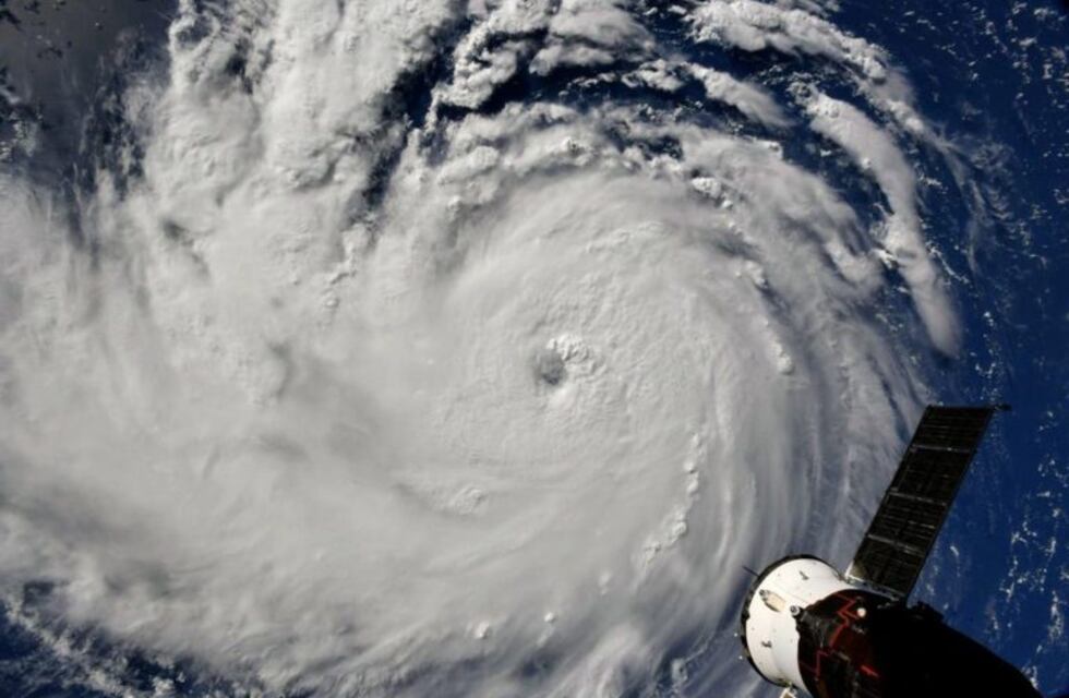 El ojo del huracán Florence, que generó más de un millón de evacuados en Estados Unidos