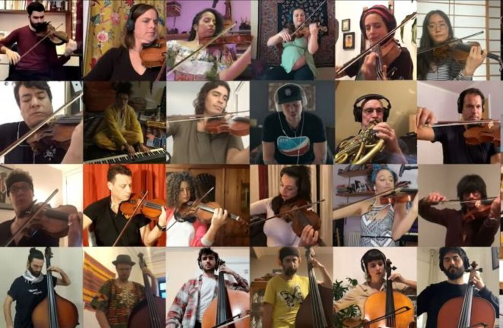 Violinista salteña participó del video musical en cuarentena de Residente