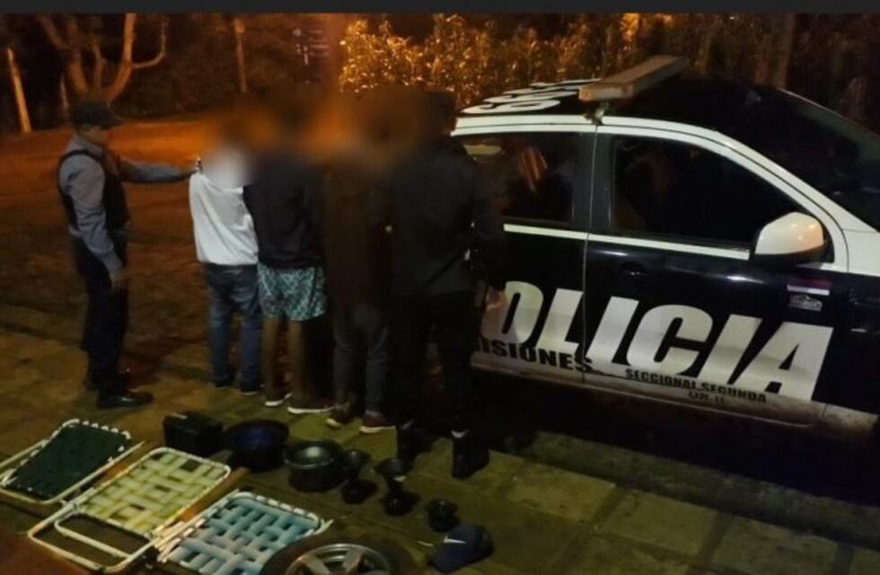 Efectivos de la Policía de Oberá recuperaron diversos elementos que habían sido robados