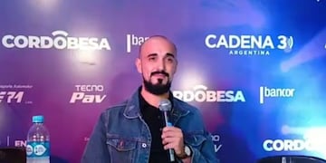 Abel Pintos en Conferencia de prensa en Santa María de Punilla\u002E