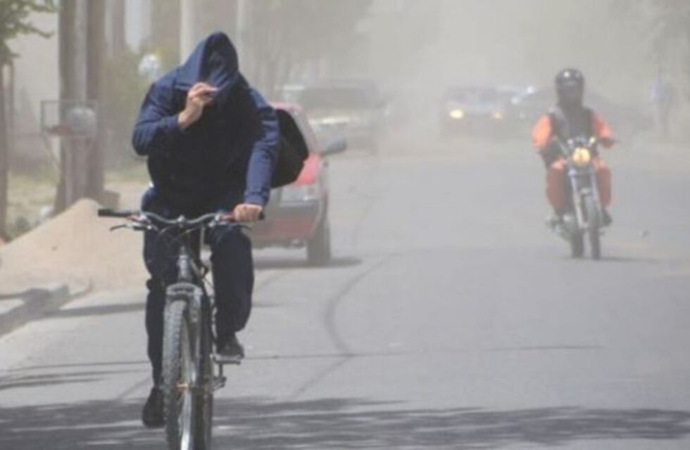 Alerta por vientos fuertes para la tarde de este martes