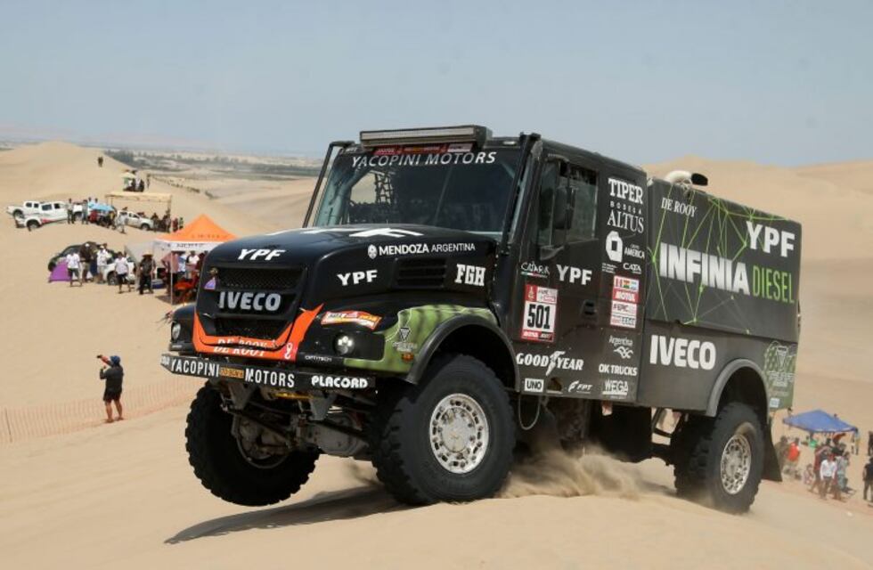 El cordobés Villagra se afianza en el segundo puesto de camiones en el Rally Dakar 2018