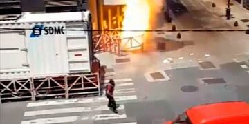 Explosión por fuga de gas