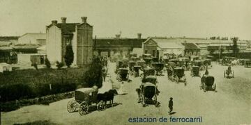 Estación de tren Tres Arroyos (foto: archivo personal Andrés Errea)
