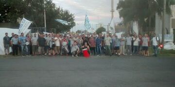 Protesta de vigiladores privados