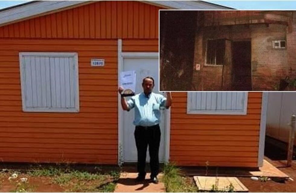 Una familia posadeña recibió una vivienda, tras perderlo todo en un incendio
