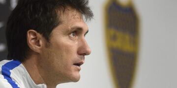 La maldición del nueve: Bou no jugará ante Central por una molestia\u002E Foto: DYN\u002E