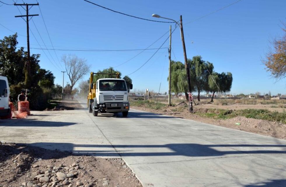 Habilitan un tramo del carril Godoy Cruz, en la zona rural de Guyamallén