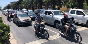 Así se vive la villa este viernes en el ingreso a Carlos Paz\u002E