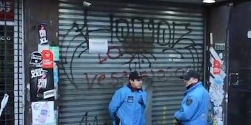 El frente del comercio en el que ocurrió el crimen\u002E (Captura)