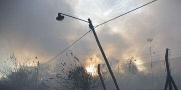 Asu00ed se veu00eda el incendio en la zona sur de la ciudad\u002E