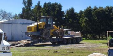 Se llevan máquinas del obrador de Las Flores