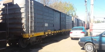 Descarriló un tren en Villa Banana