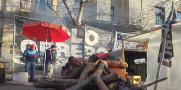 Acampe polo obrero\u002E