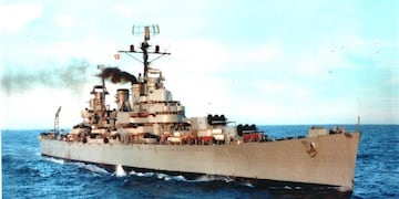 El crucero ARA General Belgrano fue hundido por un submarino inglés el 2 de mayo de 1982.