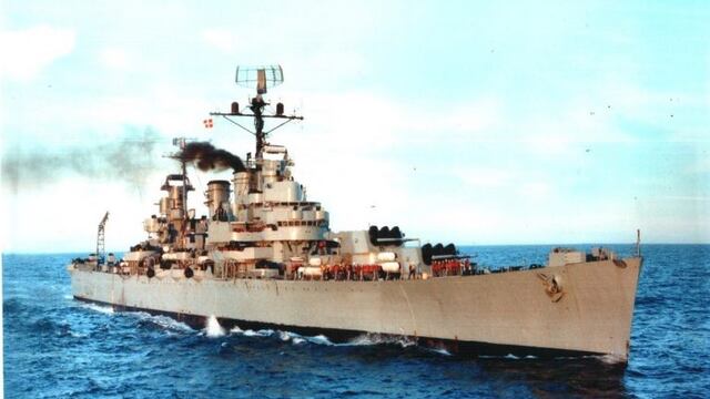 El crucero ARA General Belgrano fue hundido por un submarino inglés el 2 de mayo de 1982.