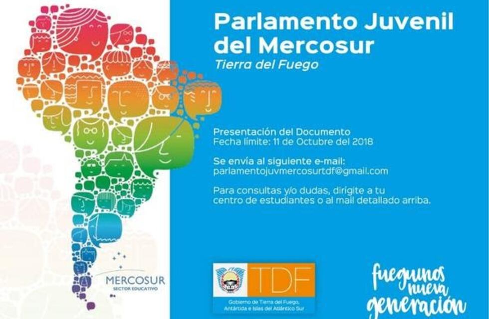 Se acerca una nueva edición del Parlamento Juvenil del Mercosur