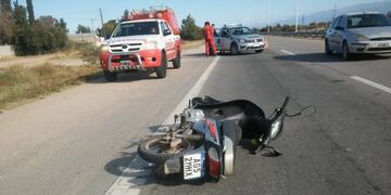 Accidente de moto