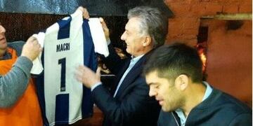 Mauricio Macri recibió el saludo del club Talleres para su cumpleaños\u002E